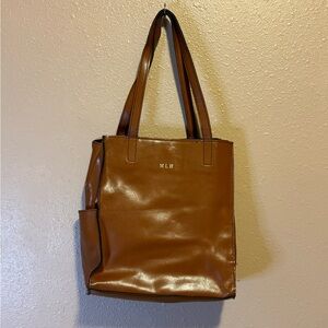Tan Leather Shoulder Bag
